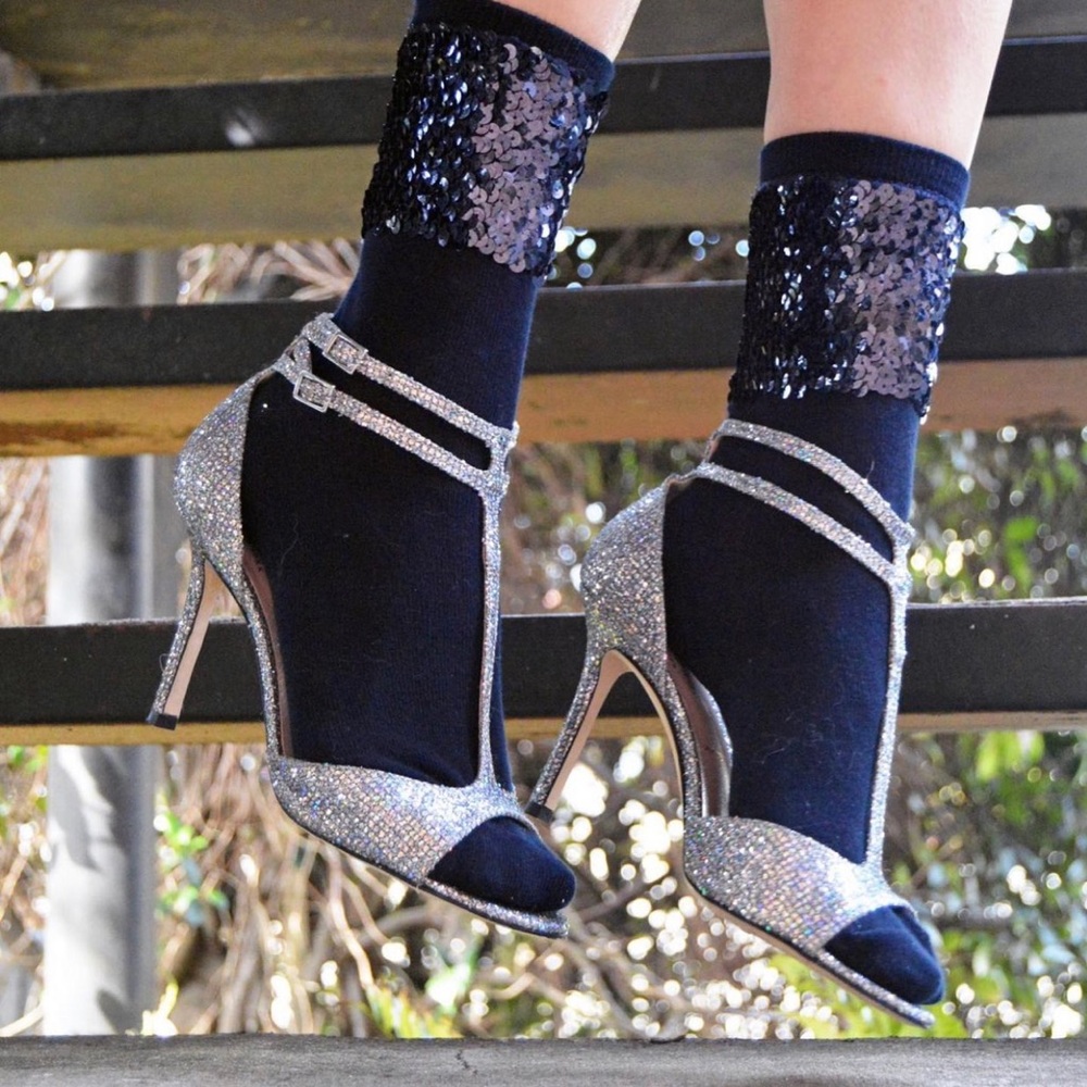 Kate Spade Glitter Heels